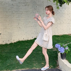 现货210-3257-P135-K199高端轻奢波点配包连衣裙2025年夏季，女装套装/套裙，浙宝210（原浙宝191）