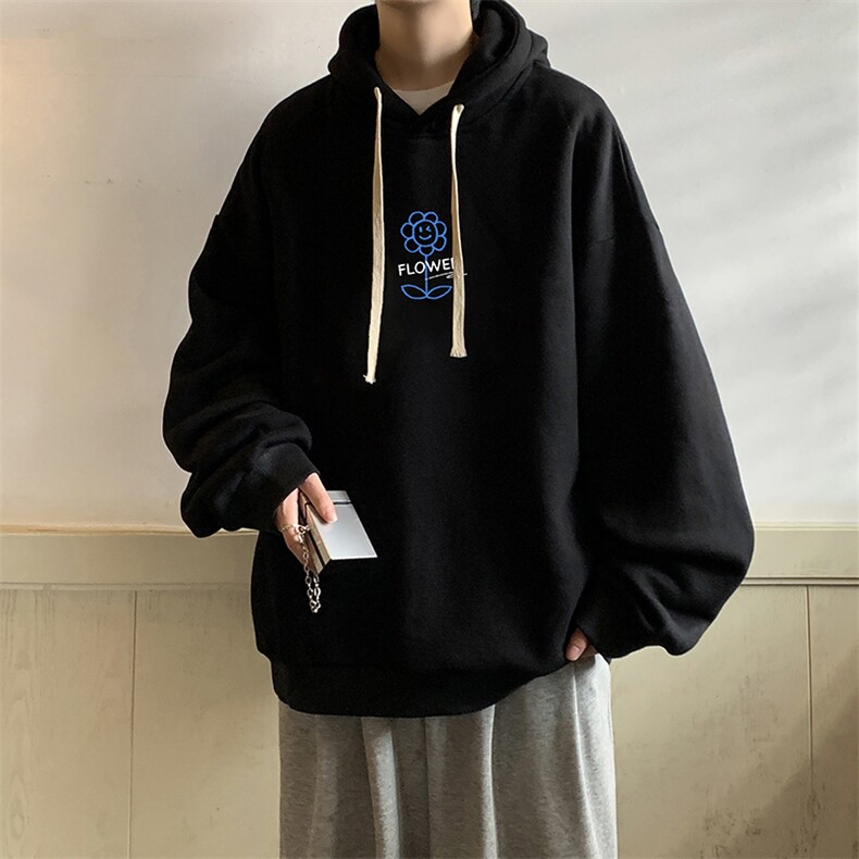 纯棉连帽卫衣男大码运动帽衫宽松薄WY2274-P35,男装卫衣,电商A040