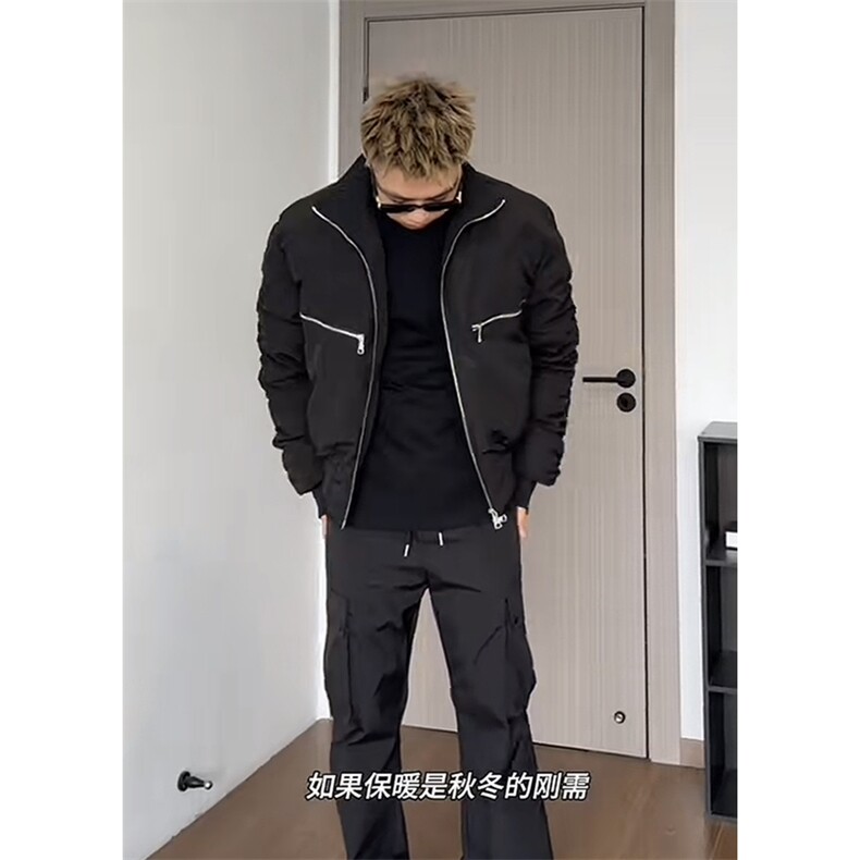 网图BOMBER弯道廓形棉服短款棉衣DY2478-P110夹克DY2476-P90,男装棉衣,星座1213