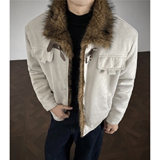 现货新款座山雕结构毛领棉服男MY085-P115，男装棉衣，电商A072