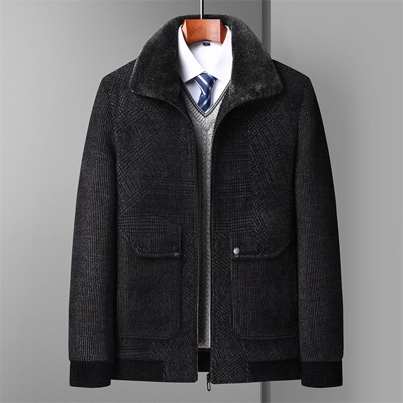 2023新款男士雪尼尔加棉加厚外套男装休闲中年衣服BDY820-P175,男装棉衣,星座1105-3