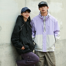 Cityboy情侣时尚连帽冲锋衣外套夹克团体班服，男装夹克，星座301D-5(原星座1415）