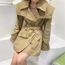 秋季风衣裙，女装风衣，素凡 SU·FAN