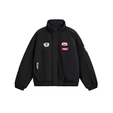 黑色加厚棉服款