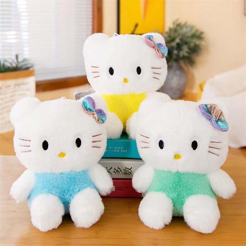 兔毛凯特猫，鑫悦毛绒玩具