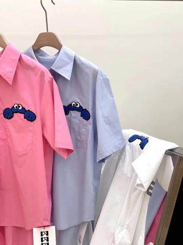 芝麻街三色衬衫，女装衬衫，JY.OUBEN