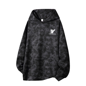 得物供货、重磅420克现货 麂皮绒扎染卫衣HD019-1-WL25232ZR-P45图片