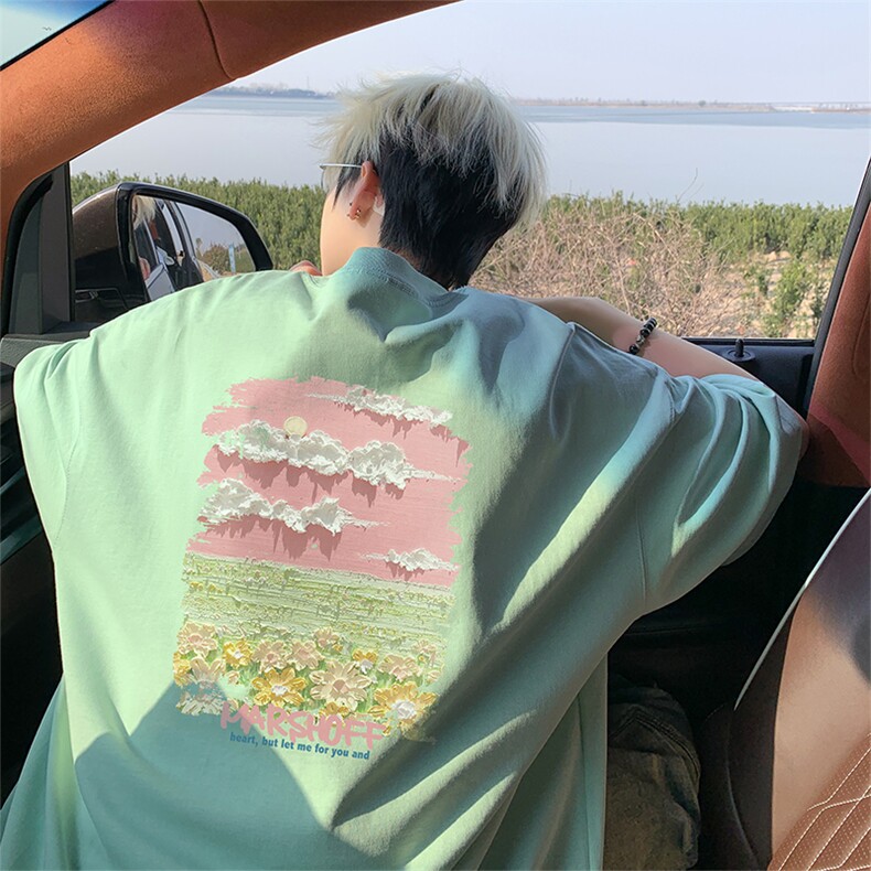 已注册版权抖音直播短袖T260克TB4356批28纯棉220克T4356P23控38图片