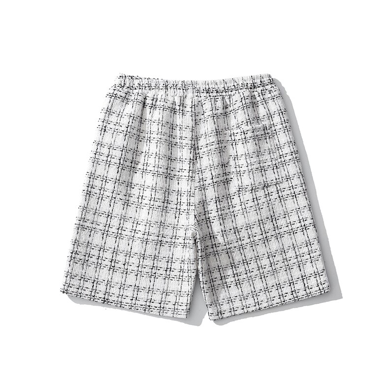 1白底短裤男大码M-5XL中性风男士中裤男潮流五分裤DK8797P40控59,男装牛仔裤,星座226-2