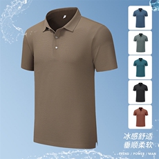 2025年夏季新品翻领Polo冰丝短袖锦纶品质HS1367-P38，男装T恤，星座1206（原A206）