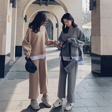 现货，主推款，休闲学生卫衣套装8306-835p130k188，女装套装/套裙，Mushroom