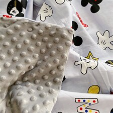 2024新款-40支贡缎3D豆豆绒被套毯四季款米奇妙妙屋，床品套件被套，格格屋家纺（原汀滢家纺）