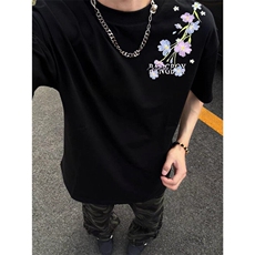原版刺绣纯棉短袖ZX0304-P35，男装T恤，星座313A(原308A-2)