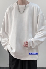 控48重磅230g纯棉长袖t恤男大码圆领卫衣打底衫TX3202-P28，男装T恤，电商A040