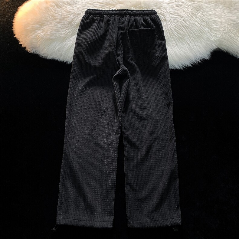 男春季刺绣直筒休闲阔腿裤K067P40,男装休闲裤,星座1116-2