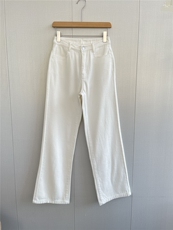 2025年秋季棉麻直筒阔腿显瘦牛仔裤时尚百搭简约大方，女装牛仔裤，泰合衣坊