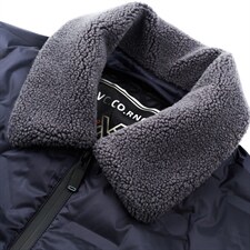新款男士短款羽绒服男中年可脱毛领羽绒休闲外套SNNYR99667-P225图片