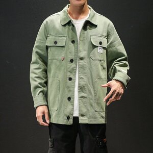 2021日系马切达秋季大码新男休闲潮牌夹克夹克外套J957-P65图片