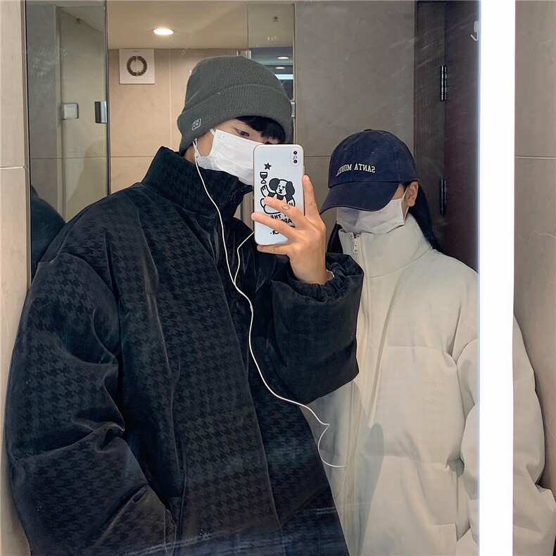 情侣装冬装宽松加厚皮衣棉衣棉服男潮大码学生棉袄外套D232P128,男装皮衣,电商A335-1（原A458）