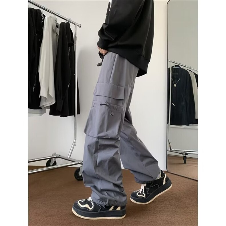 美式工装裤男大口袋机能风伞兵冲锋裤休闲裤1001-1-K4520-P42,男装工装外套,星座1001-1