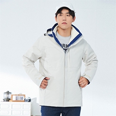春秋冬三合一冲锋衣保暖连帽外套男女款防风防水户外服SZ618-P140，男装夹克，星座1105-3