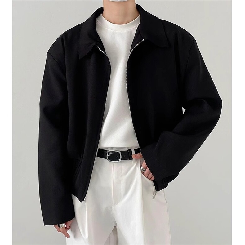 Cleanfit韩版潮男设计感行政夹克双层斜纹复合高街风夹克，男装夹克，星座218-1（原230）