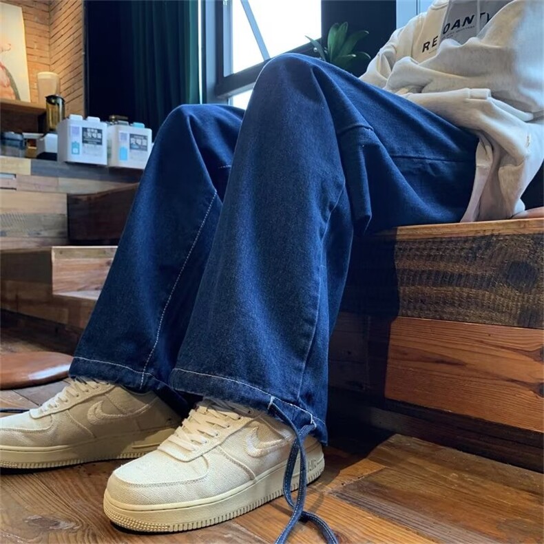 美式牛仔裤男春秋新款休闲直筒裤V119P45,男装牛仔裤,星座1116-2