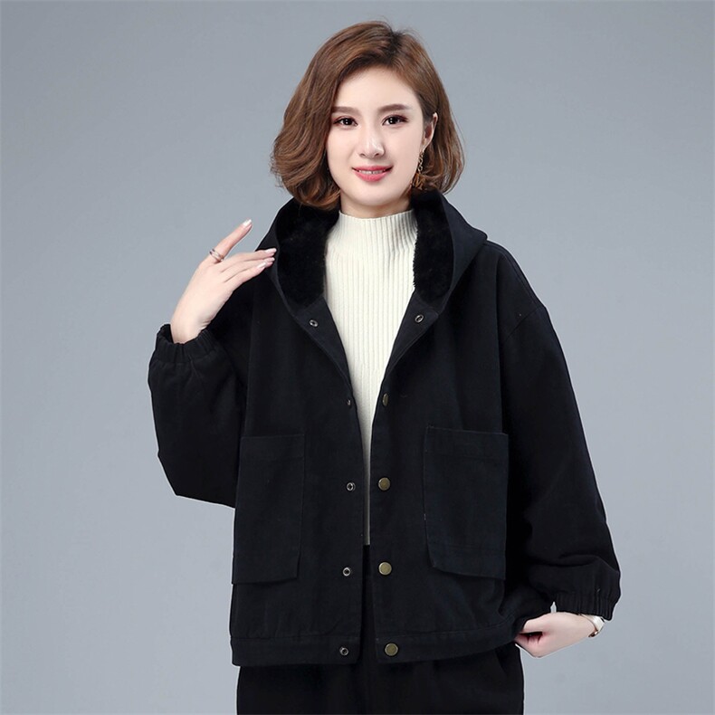 2021秋冬新款时尚宽松加绒毛呢外套女,女装毛呢外套,叶笙衣