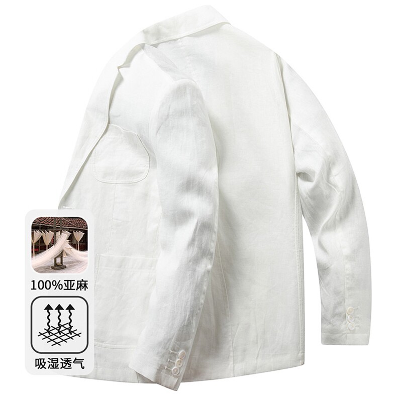 男式西服F86560精工纯亚麻休闲便西，男装西服，钱塘207-1