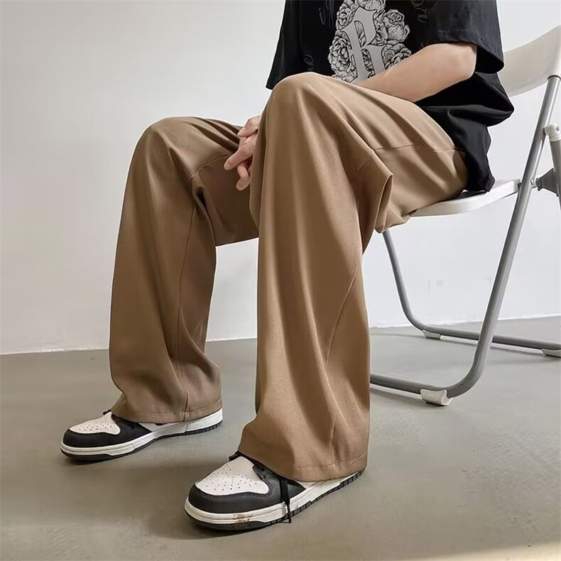休闲西裤男韩版潮流高街帅2023夏季新款ins宽松百搭长裤K4229-P41,男装西裤,星座412-2