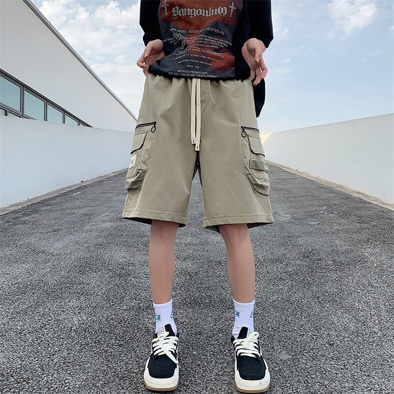 23新款夏季大口袋工装裤短裤A316-1K1113P50控68,男装牛仔裤,星座906（原电商a316-1）