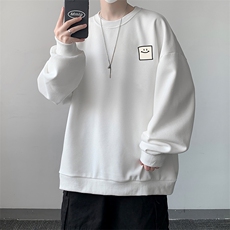 华夫格卫衣圆领卫衣男大码长袖t恤男外套HW76316-P30，男装卫衣，电商A040