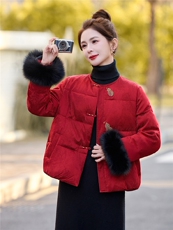 依如秀2026年冬季狐狸毛羽绒服，女装羽绒服，依如秀(原杭风阁)
