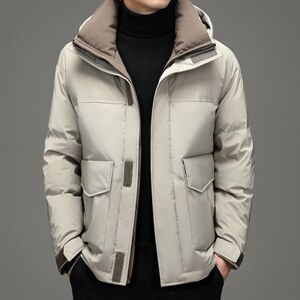 2021中年男羽绒服休闲冬装爸爸装连帽外套上衣YYYR101908-P320
