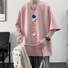 麂皮绒短袖t恤男大码半袖男JD82165-P25，男装T恤，电商A040