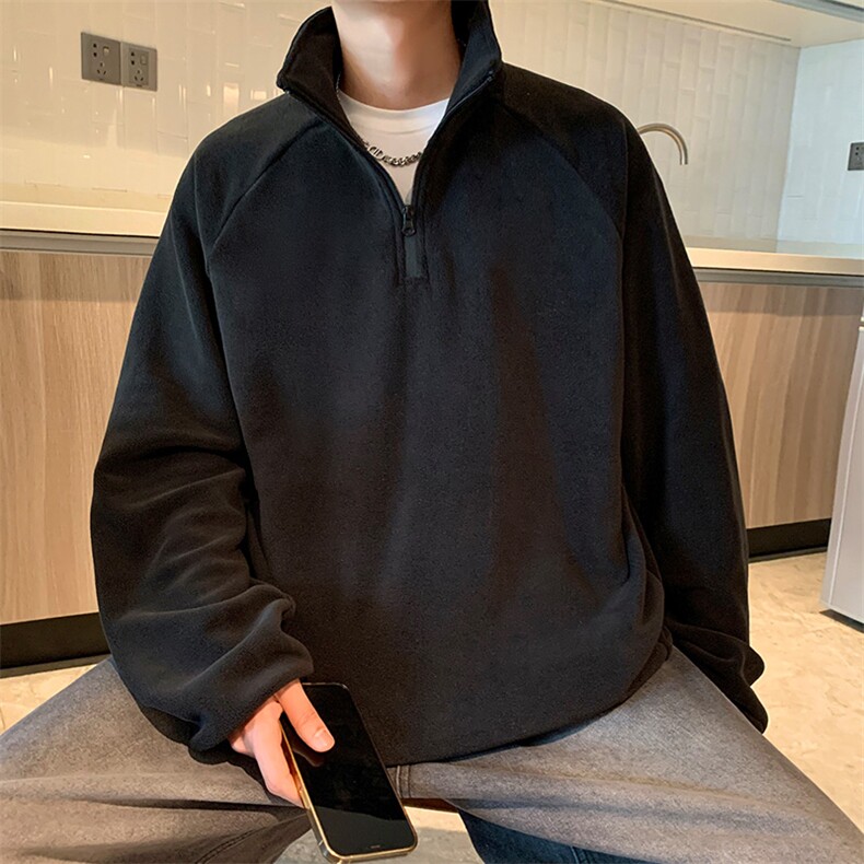 秋冬保暖加绒双面摇粒绒卫衣男WY753-P55,男装棉衣,星座210-1