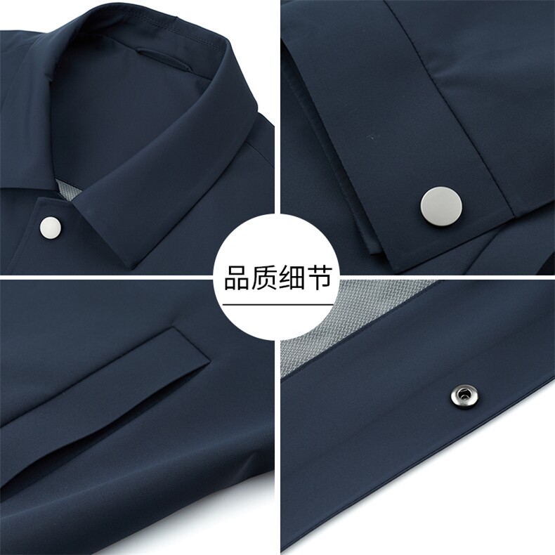 2024年正品春秋季新款男士夹克翻领中年商务休闲纯色潮流外套P215,男装夹克,钱塘6003A(原)4033A