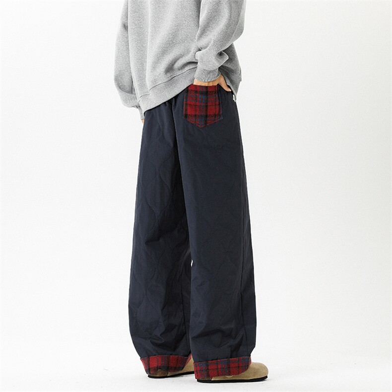 XZ707-KZ6504-P70-限价88加绒加厚葫芦纹摇粒绒棉裤休闲裤，男装棉裤，星座707