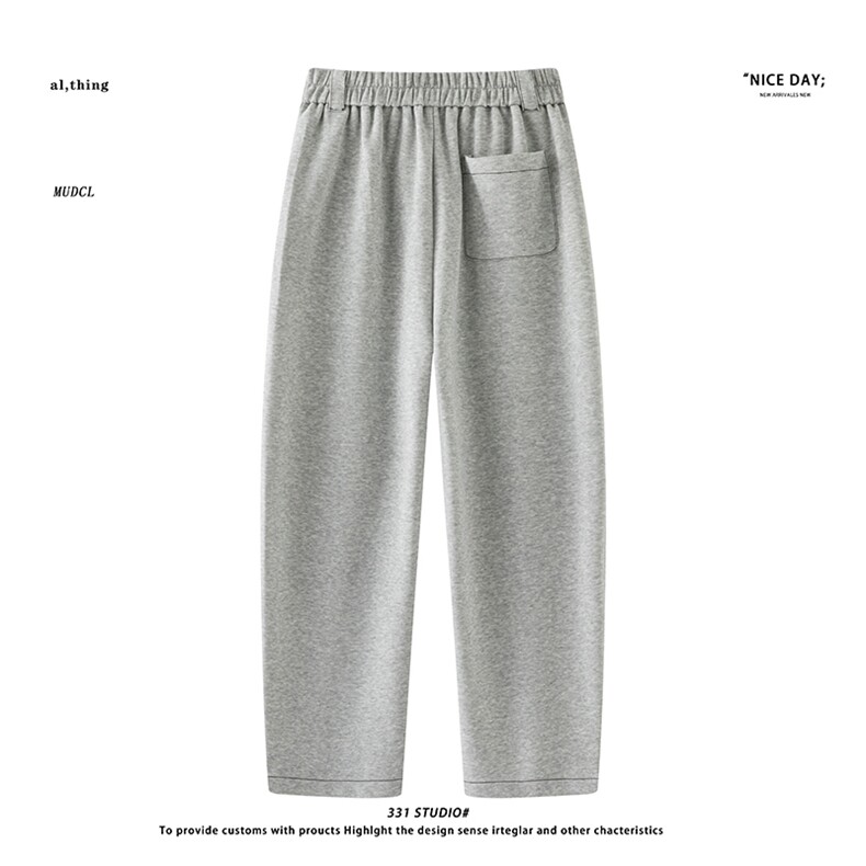 平铺~2026春季明线设计弯刀卫裤休闲裤长裤X75/P58,男装休闲裤,电商B331