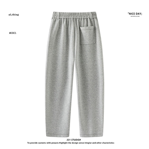 平铺~2026春季明线设计弯刀卫裤休闲裤长裤 X75/P58图片
