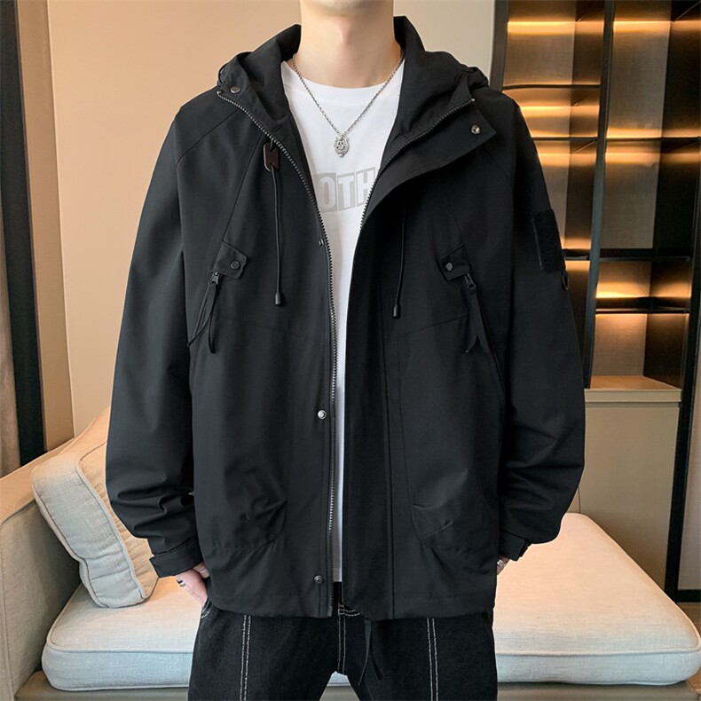 冲锋衣外套男春秋户外徒步登山服夹克潮牌痞帅高级感JK90-P85,男装夹克,星座308B-2