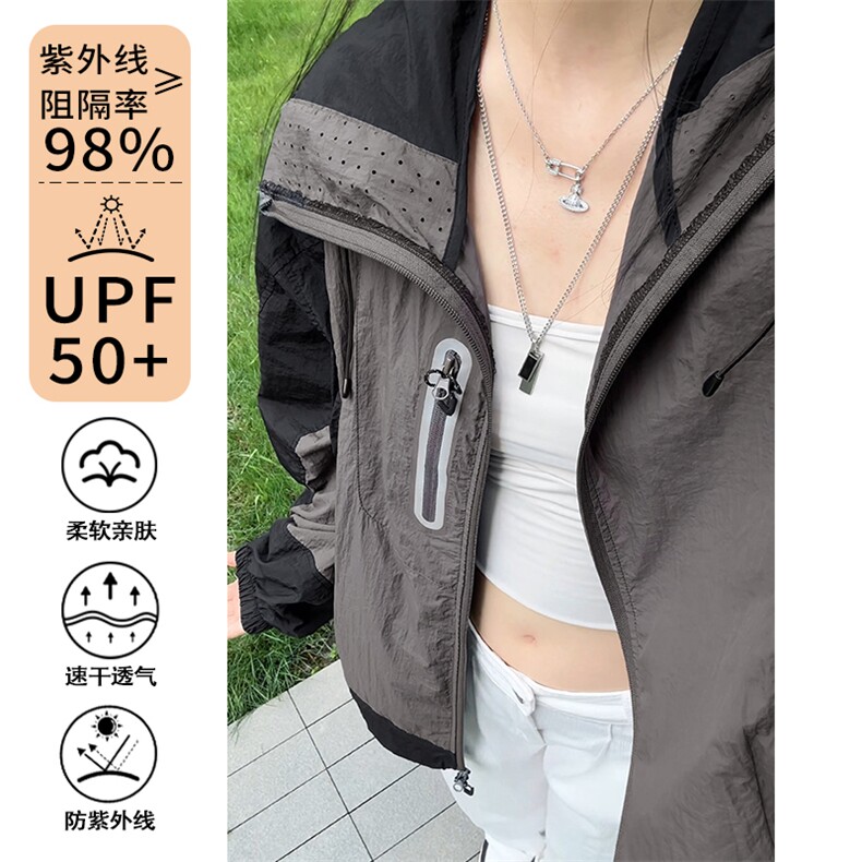 2026夏季新款激光冲孔速干UPF50+防晒衣J5214特P42建议零售价98图片