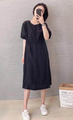 夏季连衣裙，女装连衣裙，曼希野