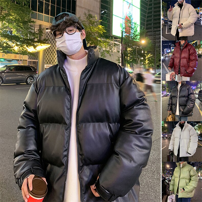 皮棉衣D3126-TP80控118多色加厚防风防水冬季保暖港风皮外套男,男装棉衣,电商A102-1
