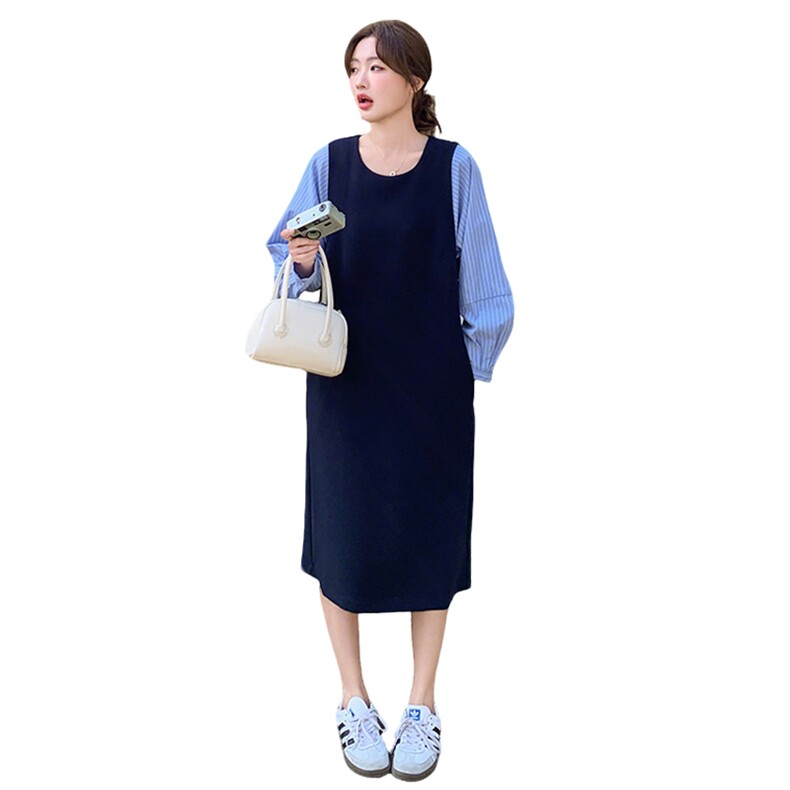 新款！休闲假两件连衣裙2C169-2571-P145K228,女装连衣裙,2C169