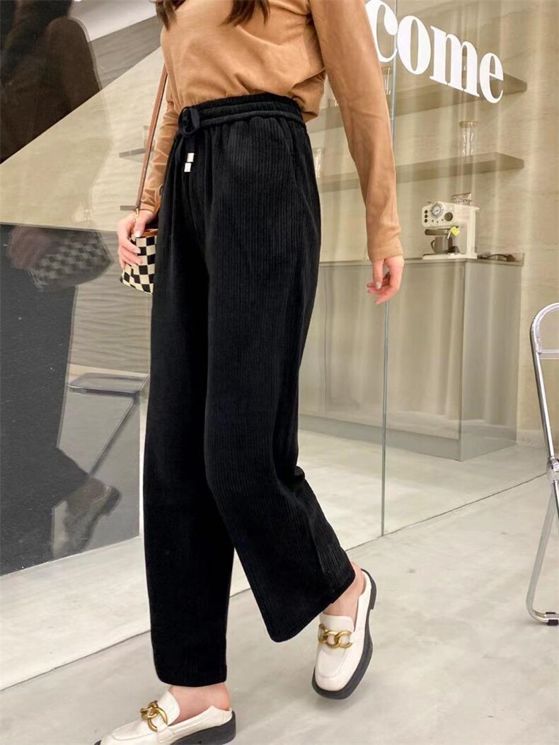 灯芯绒阔腿裤，其它，Balance Studio