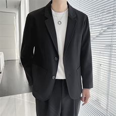 轻熟风~2025早秋大口袋四色休闲西装外套K350/P105，男装西服套装，电商B331