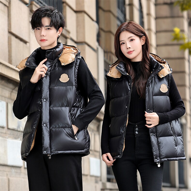 新标时尚潮情侣潮流百搭连帽可拆卸多功能羽绒服DB558-P140，男装羽绒服，星座1210B