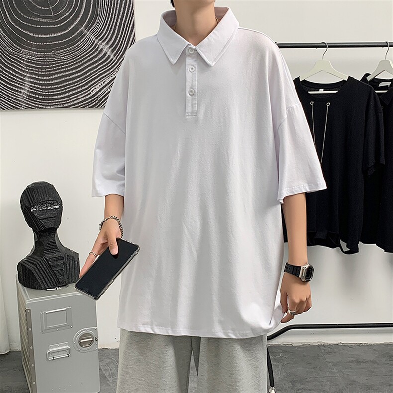 气质五分袖慵懒日系潮流POLO衫男休闲ins流行新款夏季
T334-P30,男装T恤,星座512-2