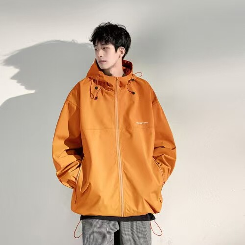 JK727-P46新款现货户外连帽夹克男冲锋衣外套,男装夹克,星座1204